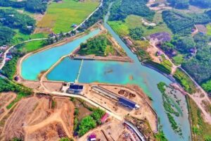 Proyek ini mencakup peningkatan infrastruktur jalan sepanjang 0,90 kilometer di jantung kawasan IKN. (Foto: Dok. Adhi Karya)