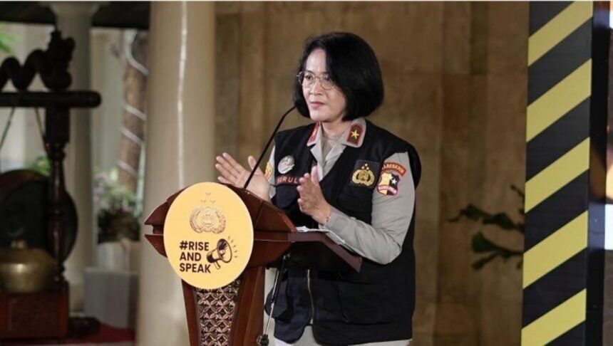 Direktur Tindak Pidana Perlindungan Perempuan dan Anak dan Pemberantasan Perdagangan Orang (PPA-PPO) Bareskrim Polri, Brigjen Pol Nurul Azizah (Foto: Humas Polri)