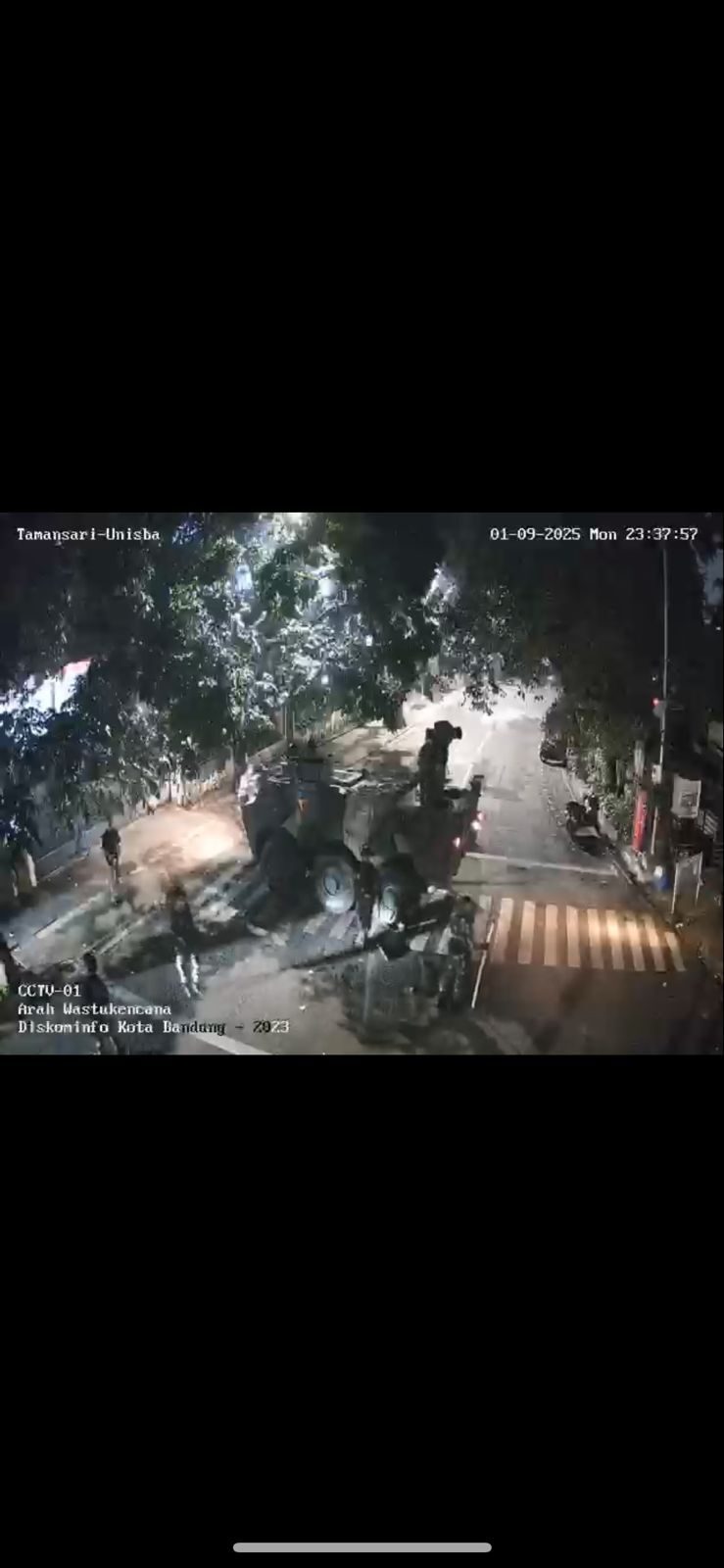 Rekaman CCTV kampus Unisba