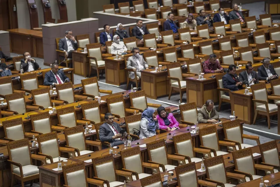 Ilustrasi sidang DPR. (Antara)