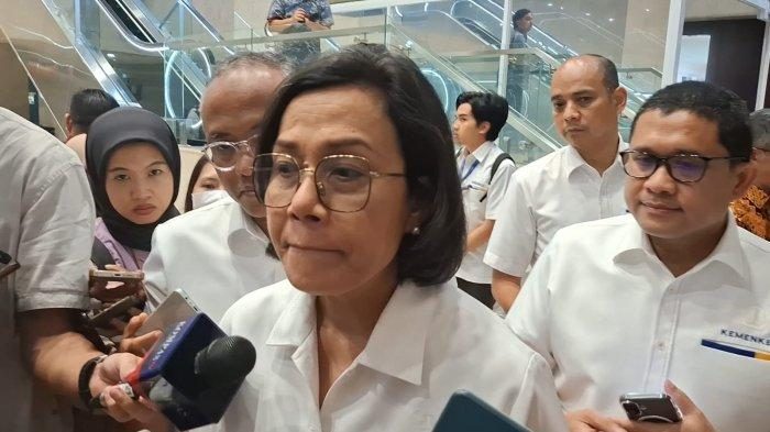 Menteri Keuangan (Menkeu) Sri Mulyani Indrawati. menyatakan, target pendapatan untuk tahun 2026 akan naik menjadi Rp 3.147,7 triliun yang akan didorong oleh penerimaan pajak Rp 2,357,7 triliun. (Nitis Hawaroh/Tribunnews.com)