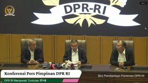 DPR RI menanggapi 17+8 Tuntutan Rakyat yang digemakan beberapa waktu terakhir oleh masyarakat. (tangkapan layar)
