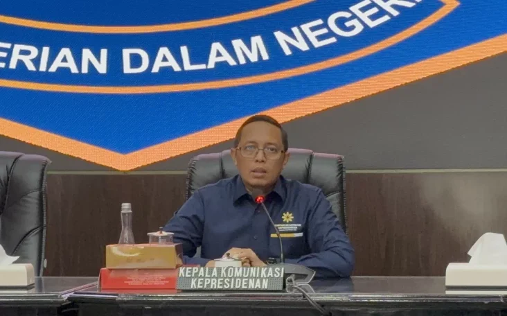 Kepala Kantor Komunikasi Kepresidenan (PCO) Hasan Nasbi. (Sindonews Foto/Riyan Rizki)