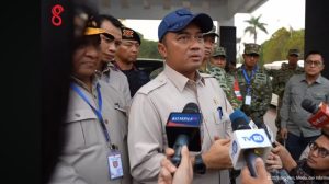 Menteri Sekretaris Negara Prasetyo Hadi menyampaikan dalam rapat koordinasi, Prabowo turut menekankan kengenai penindakan terhadap bentuk pelanggaran dalam karhutla. [BPMI Sekretariat Presiden]