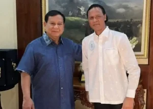 Foto lawas Prabowo Subianto dengan Hercules (Foto: Istimewa).