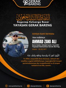 Ahmad Zaki Ali (41), pendiri Yayasan Gerak Bareng sekaligus relawan kemanusiaan yang meninggal dunia saat menjalankan misi membantu korban gempa bumi di Nusa Tenggara Timur (NTT)