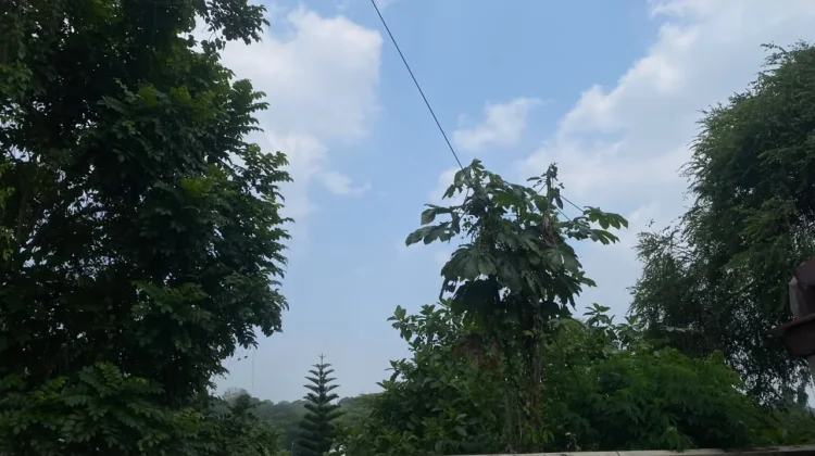 Suasana langit di Kota Bogor, di Jalan Pangrango (Foto : RRI/Rafi Fakhri Ramadhan - Univ Pancasila)