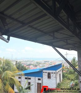 Kota Balikpapan mulai diselimuti kabut asap. (Foto: Rizky Siswanto/PortalIndonesia.id