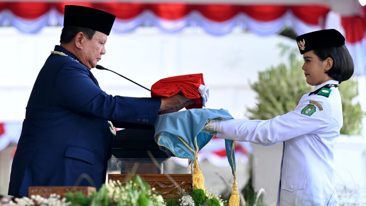 Presiden Prabowo Subianto memimpin langsung Upacara Peringatan Detik-Detik Proklamasi Kemerdekaan Republik Indonesia di halaman Istana Merdeka, Jakarta, Senin, 17 Agustus 2026. Foto: BPMI Setpres/Cahyo